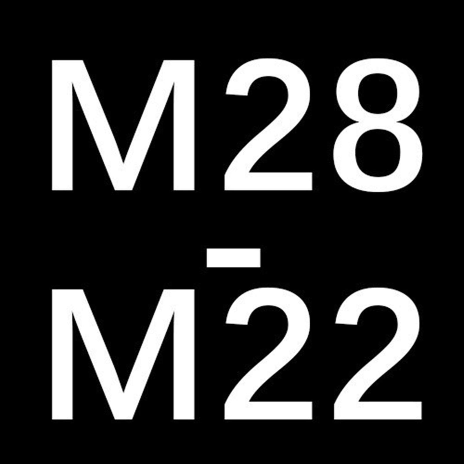 Tap Adapter, M22 Male Thread Transfer M26/M28/M30/M32 Male Thread 