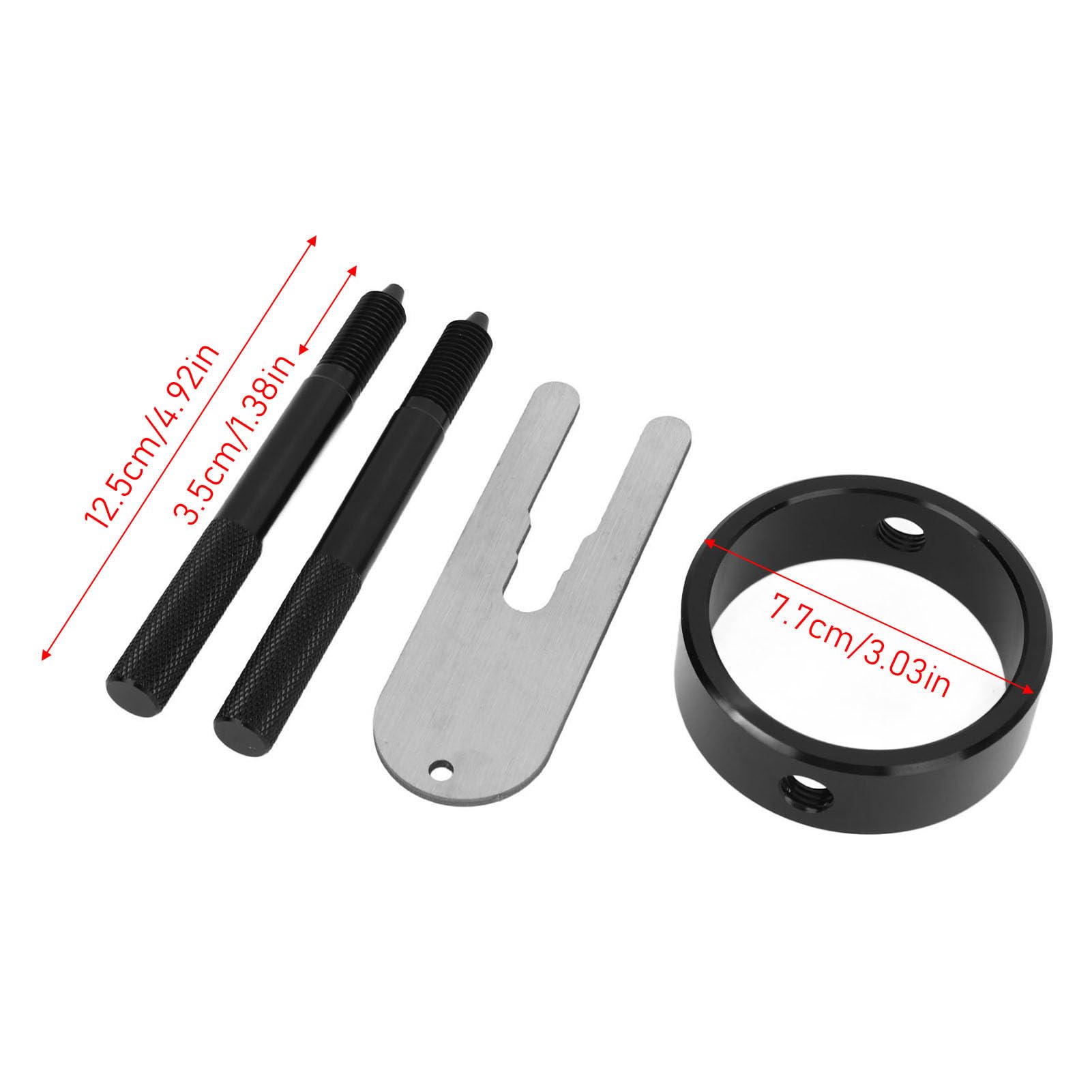 Kit di Attrezzi per Compressore Molla Forcella Moto, Compressione Efficiente Bici Strada, Versatile con Alluminio 6061, Adatto Alla Maggior Parte dei Modelli