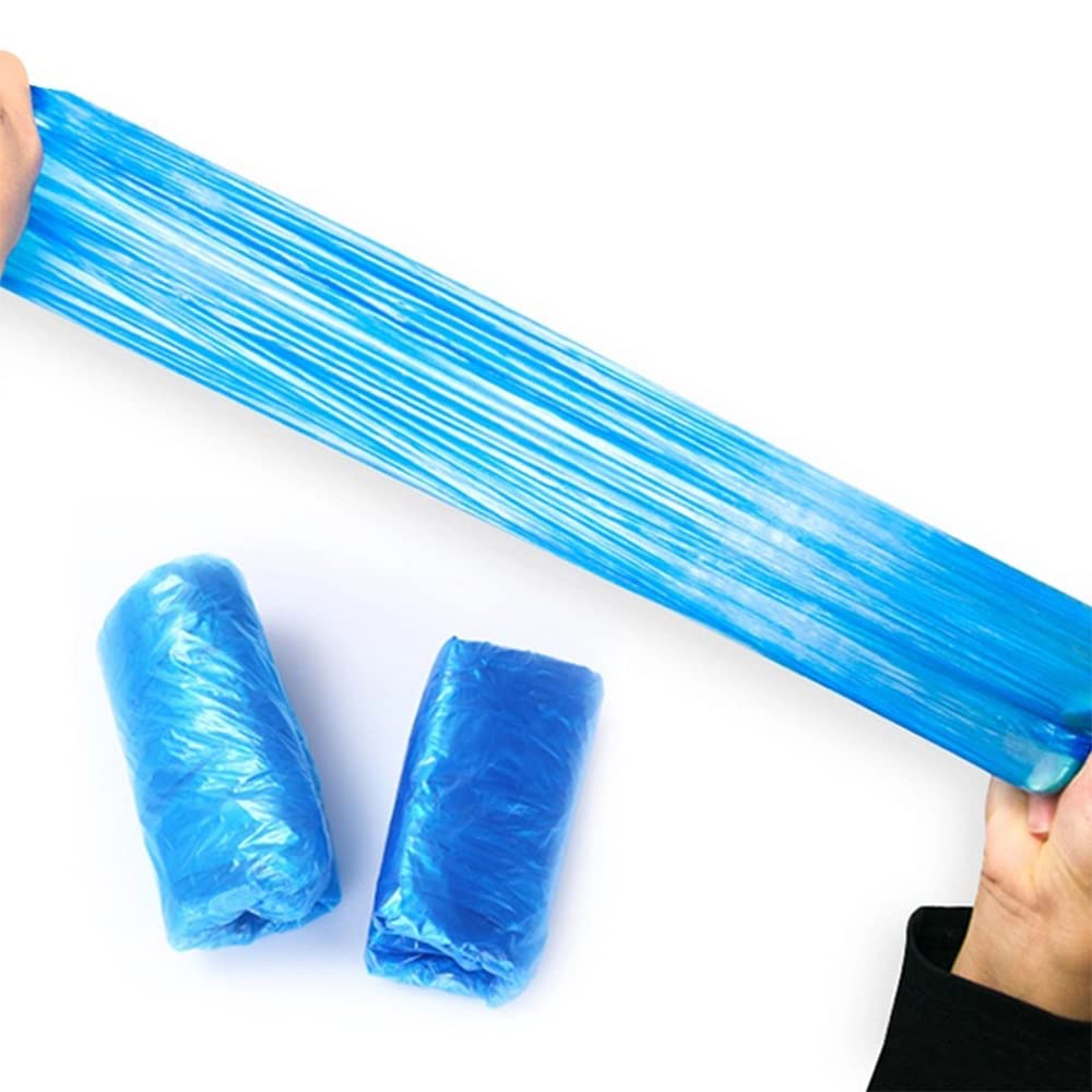 ONEWANGDAFA 100 Pcs Disposable Arm Sleeves Covers Waterproof Sleeve Protector Plastic Disposable Sleeves for Home Office Household Cleaning - Image 4