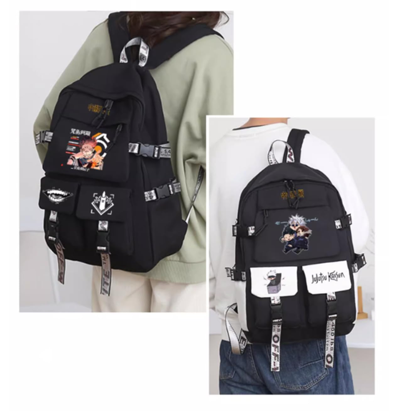 Amazon.co.jp: TTY 呪術廻戦 リュック バックパック 五条悟 虎杖 悠仁