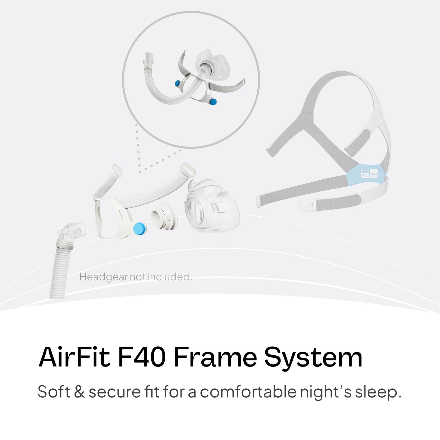 Amazon.com: Resmed AirFit F40 Replacement Frame System (Without