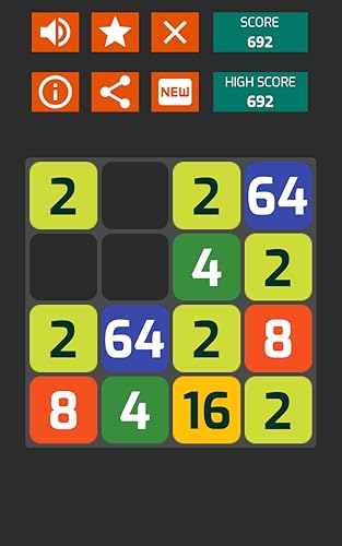 ⭐️pooonです 2048 Colorful Number Puzzle-Amazonアプリストアのアプリ