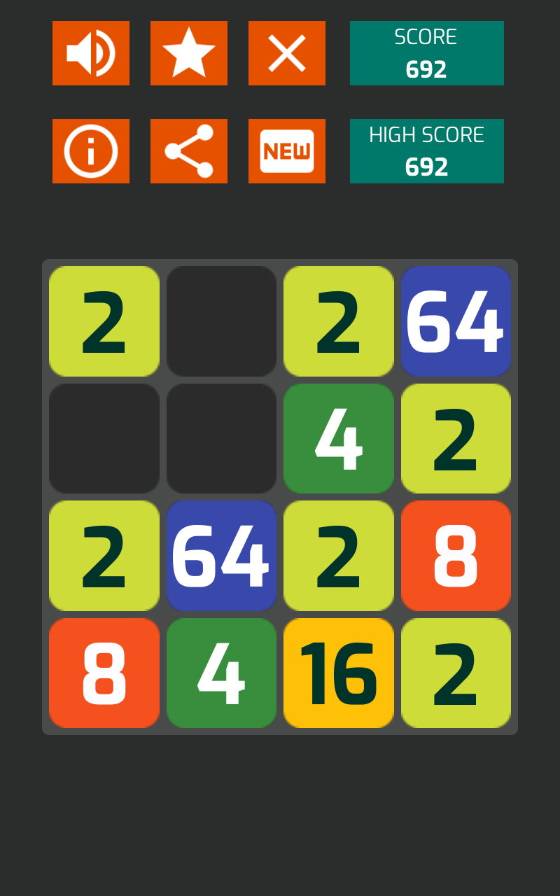 ❤❤4.5㌌　✨✨オパール ✨✨ 2048 Colorful Number Puzzle-Amazonアプリストアのアプリ