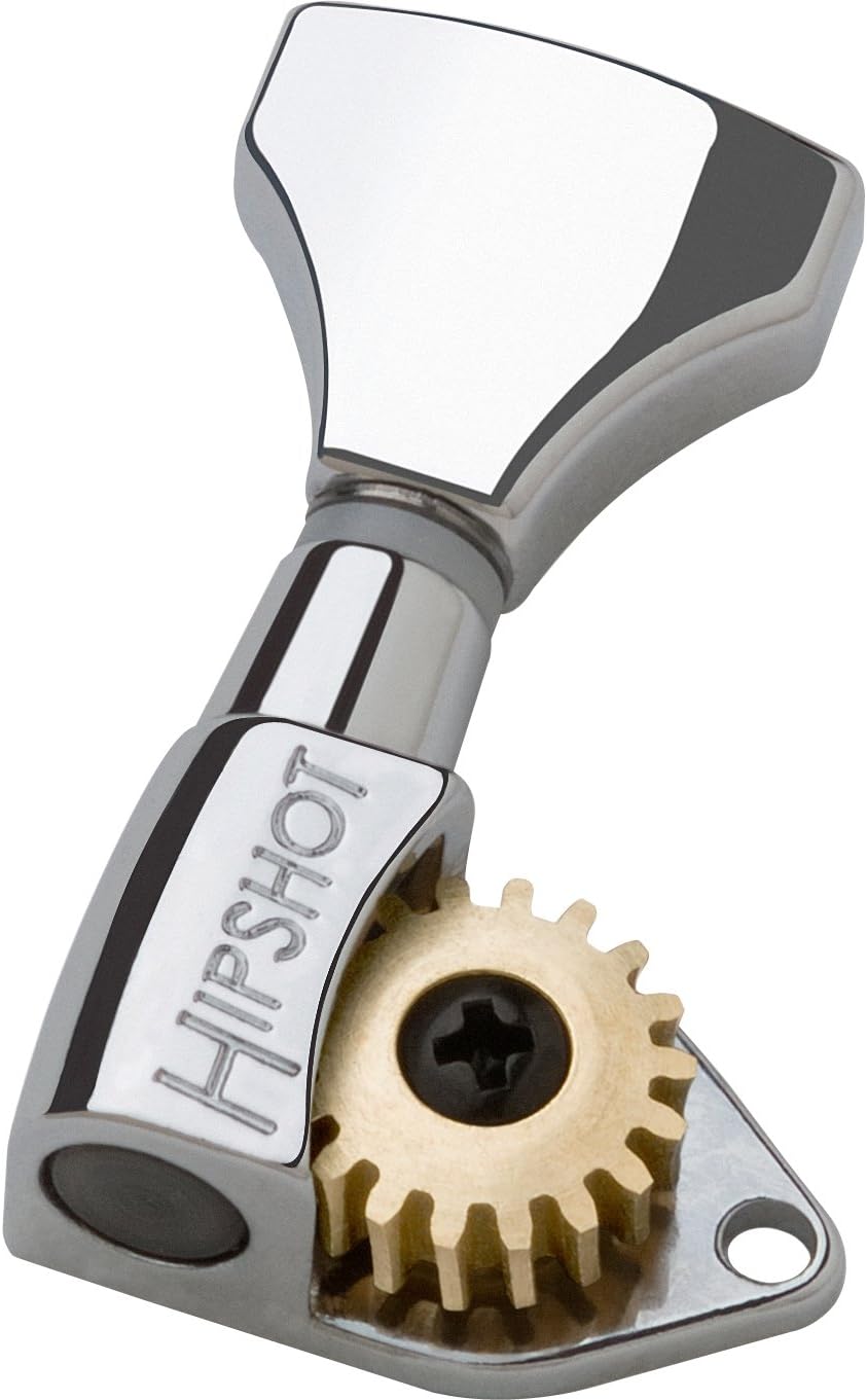 Hipshot 6GNO Classic Guitar Tuning Machine Set Chrome