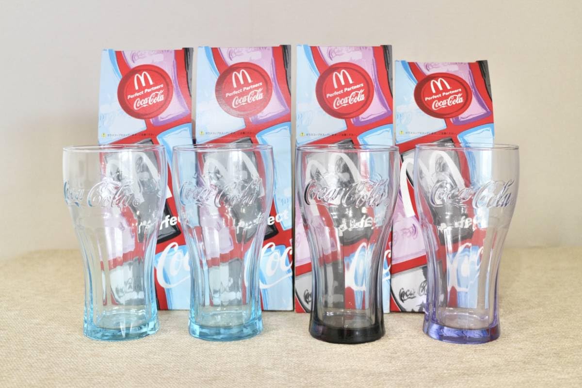 コカコーラ×マクドナルド☆コラボグラス マクドナルド＆コカコーラ コラボ グラス - メルカリ
