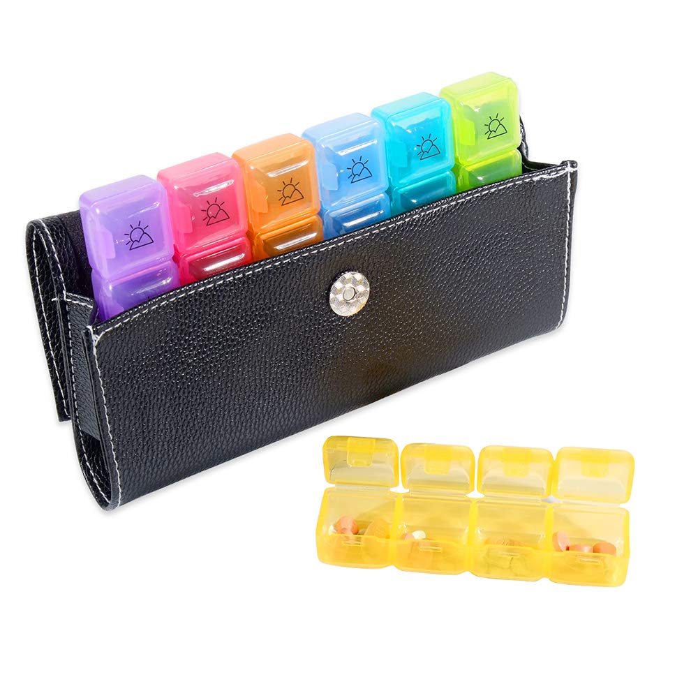 Snapklik.com : Weekly Pill Organizer Box Case Travel Medication ...
