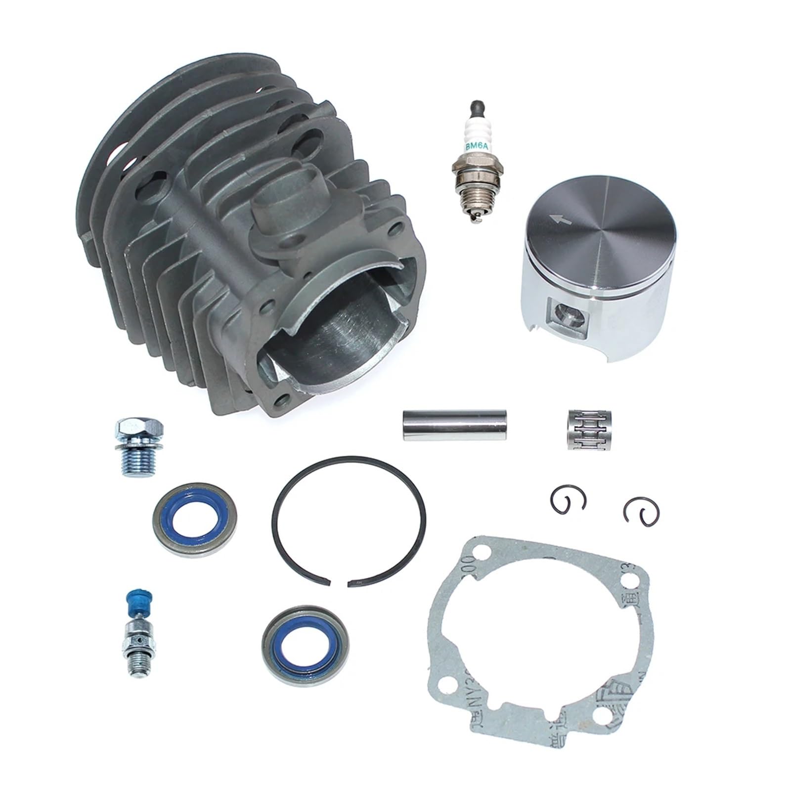 Dingmao Kit de pistón cilíndrico Compatible con motosierra Hus 55 55 Rancher 51 503609104