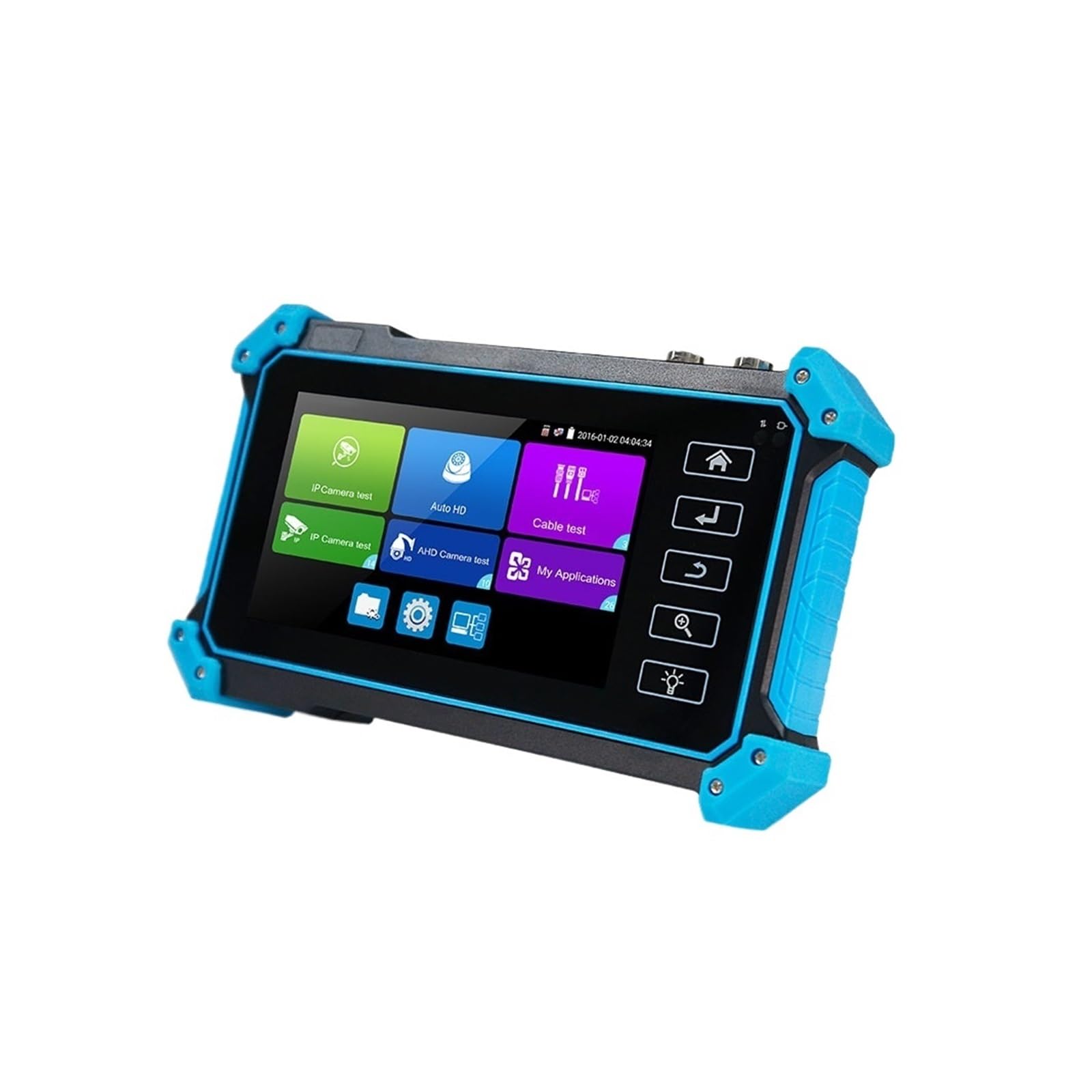 CCTV Tester, 5.4 Inch CCTV Tester IP Camera 4K Monitor Testers VGA IPC POE AHD CVI TVI SDI Cable Testing Cftv(5.4 inchIPC-5200C)