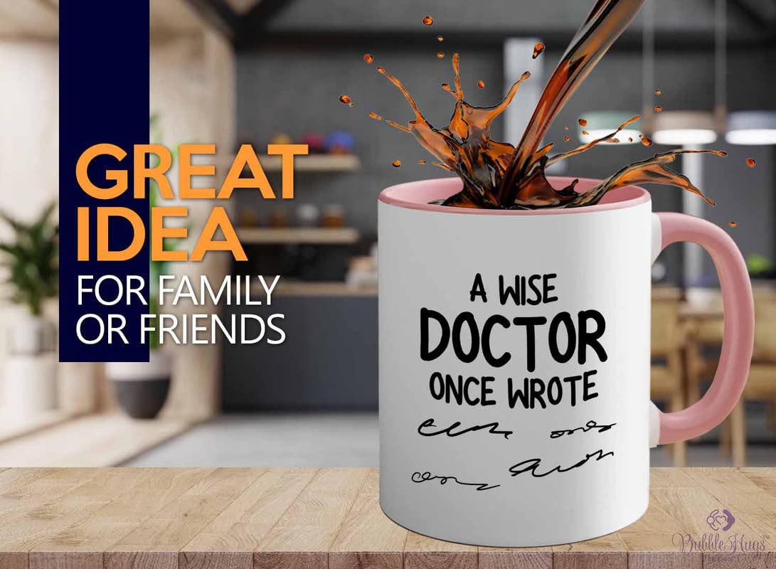 Flairy Land Pharmacist Two Tone Pink Edition - Wise Doctor A - Nurse Doctor Chemist Pharmacy Technician Patient Practicioner Laboratory Research Technologist