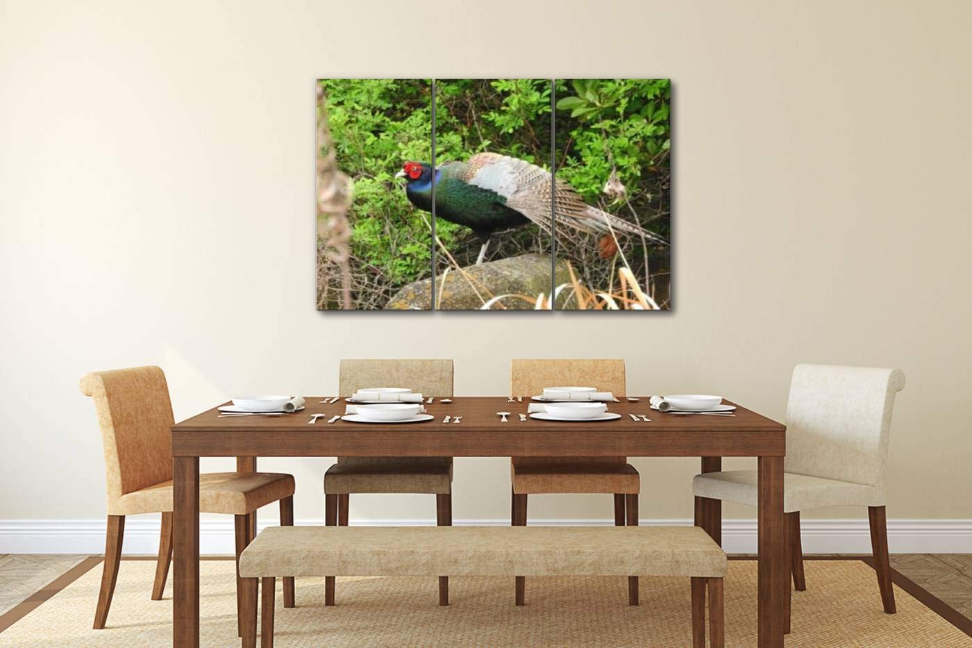 Amazon.co.jp: キジ クジャク 鳥 野鳥 雉 雄 オス 扇子 せんす 翼 羽