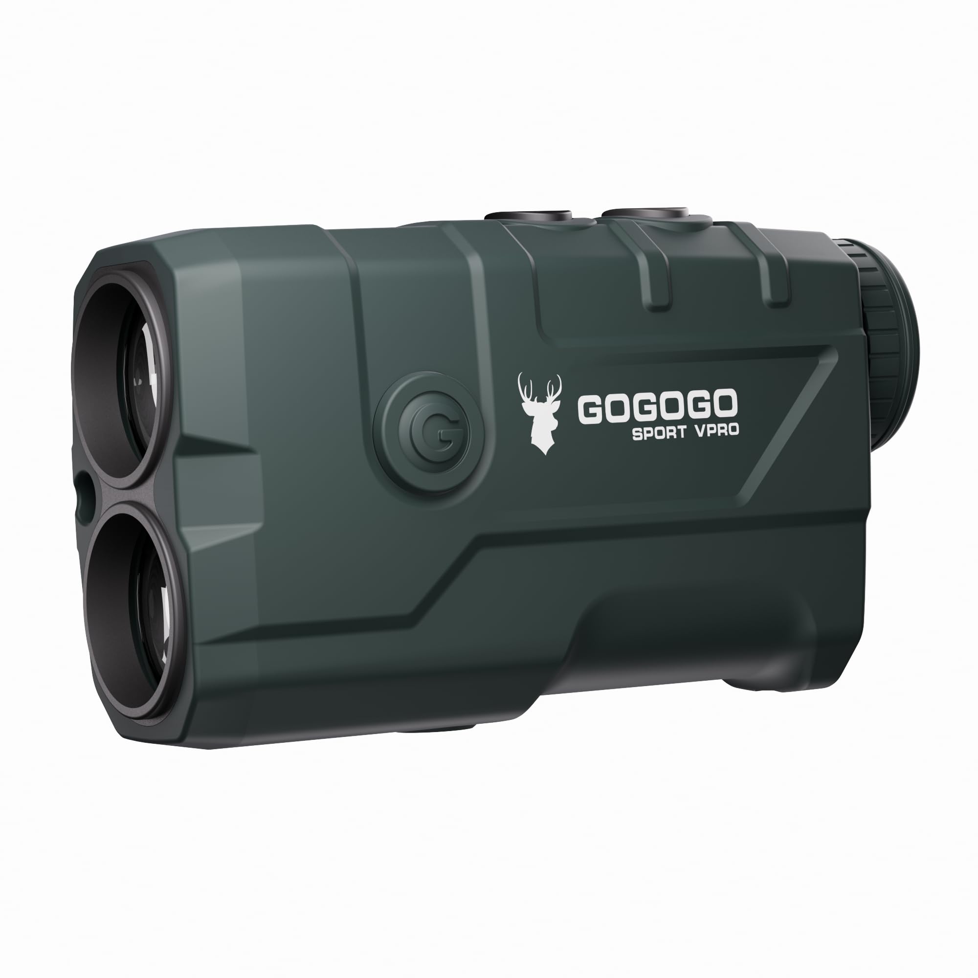 Gogogo Sport Vpro Green Hunting Rangefinder -1200 Yards Laser Range Finder for Hunting and Golf with Speed, Slope, Scan and Normal Measurements, Rechargeable