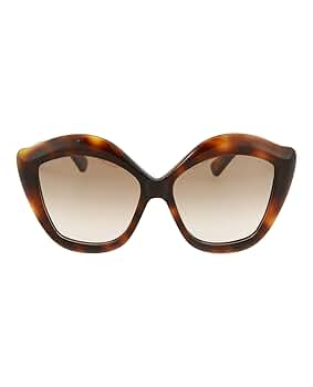 Amazon.com: Gucci Sunglasses Womens Cat Eye Shiny Havana