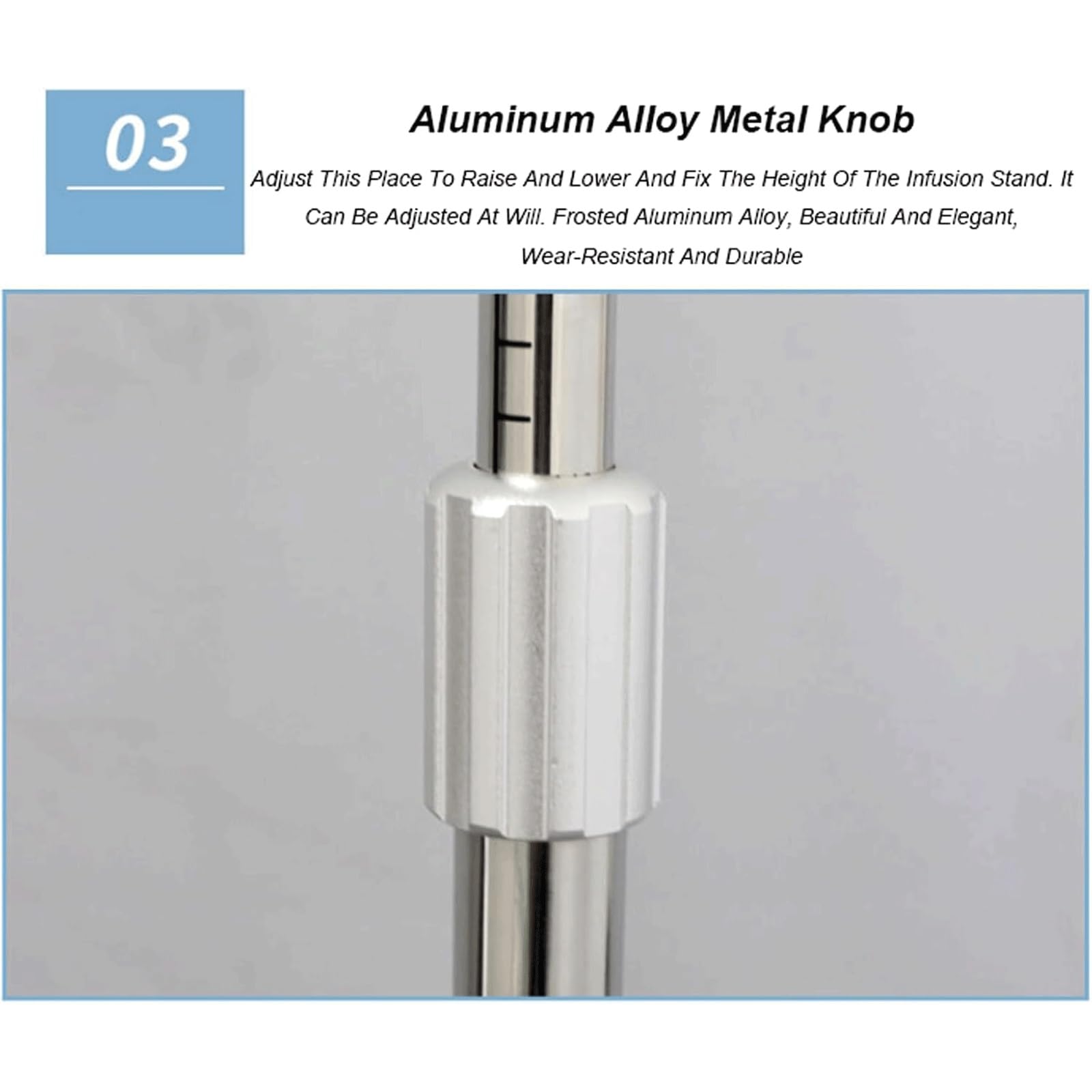 EYPKPL Supporto for flebo in Acciaio Inox con Ruote, Asta for infusione, Supporto for Sacca flebo con 4 Ganci, for cliniche ospedaliere e domestiche