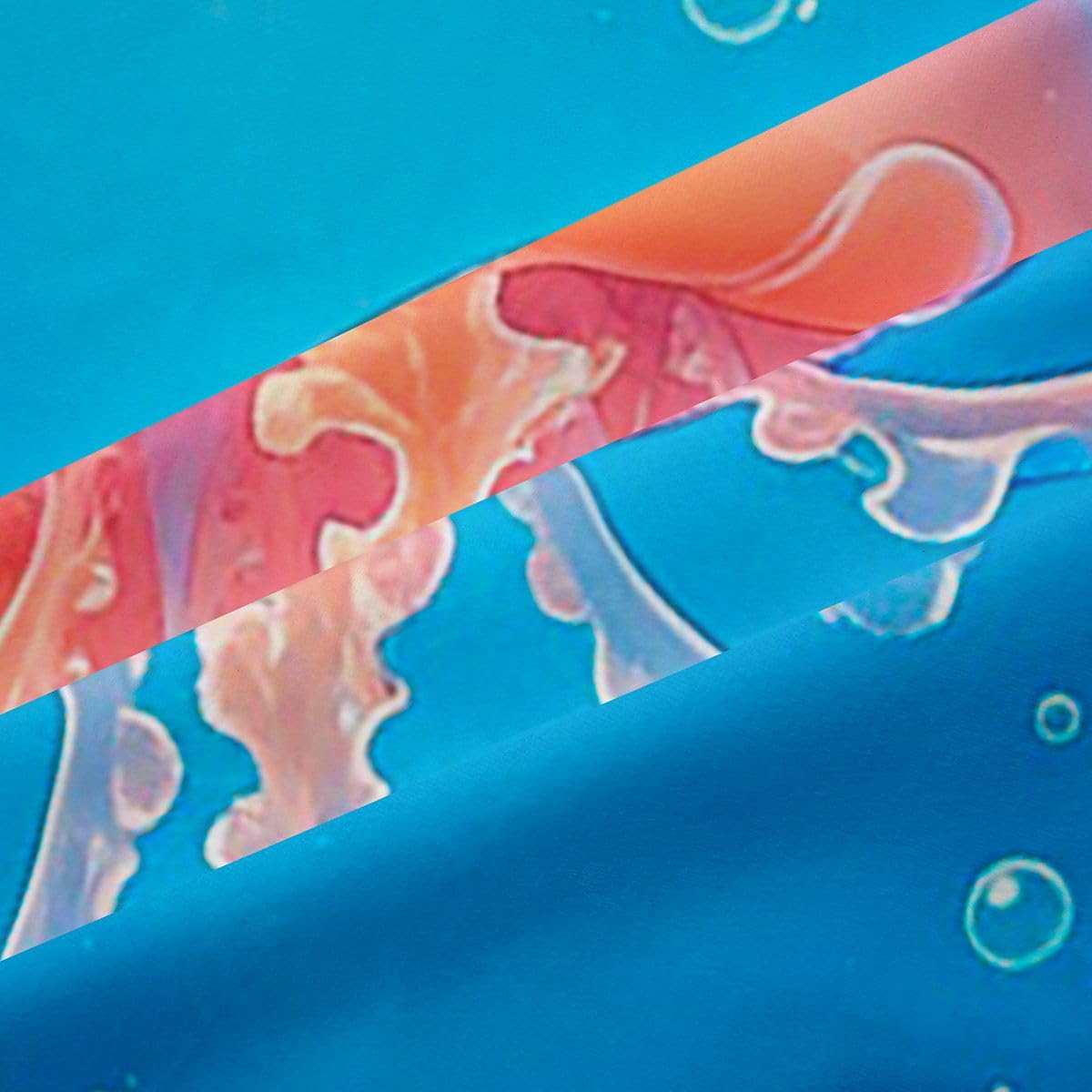 Homemissing Tende oscuranti con meduse per camera da letto e soggiorno, barriera corallina, stelle marine, tende oscuranti a tema oceano, 2 pannelli 116 x 182 cm (larghezza x lunghezza), decorazione