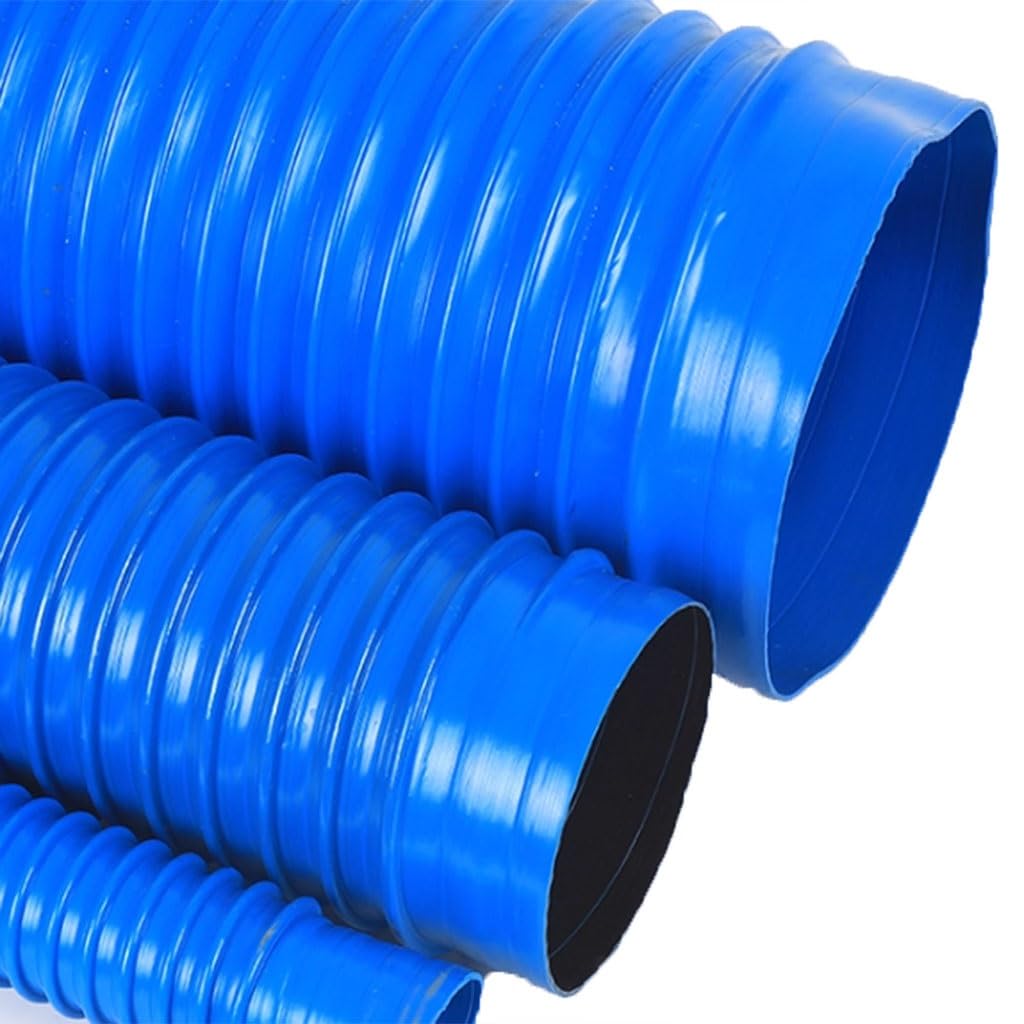 Tuyau anti-poussière en PVC anti-crevaison 1M 32-65mm bleu