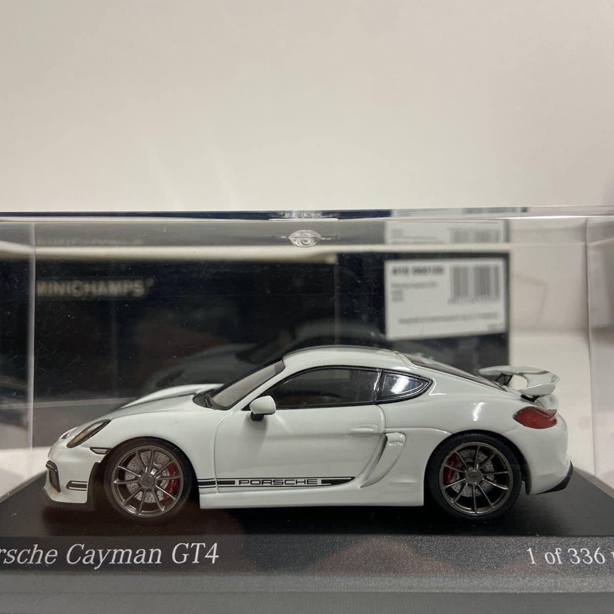 MINICHAMPS 1/43 PORSCHE CAYMAN GT4 White 2016年 ミニチャンプス