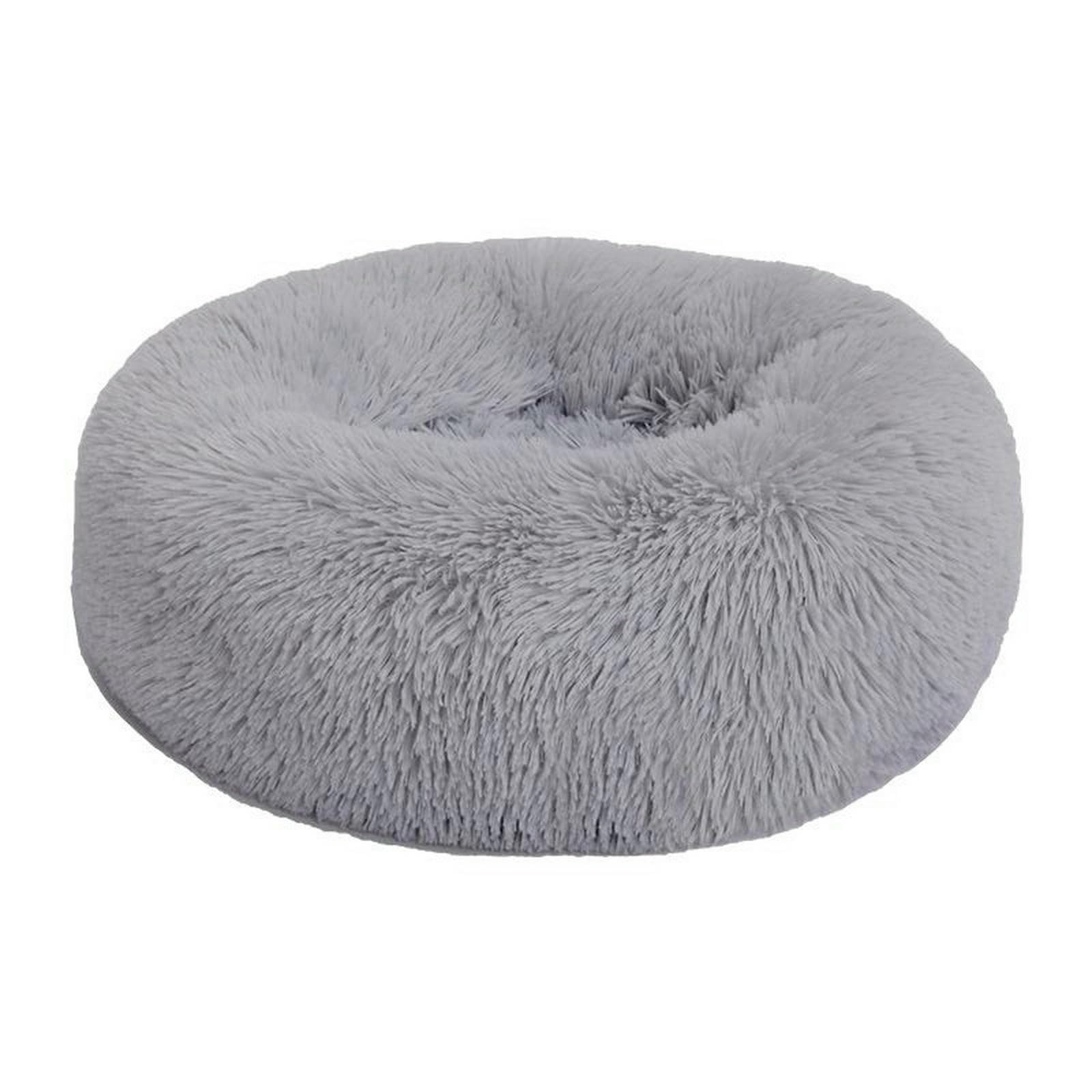 Cuccia Invernale per Gatti Letto Rotondo in Peluche Lettino Cani Tappetino Caldo Animali Domestici-Albicocca-Diametro 120 Cm