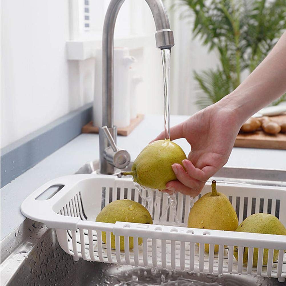 Passoire Suspendue Pour évier - 2 Pièces Vert/orange - Bouton De Vidage - Filtre Résidus Alimentaires - 8cm