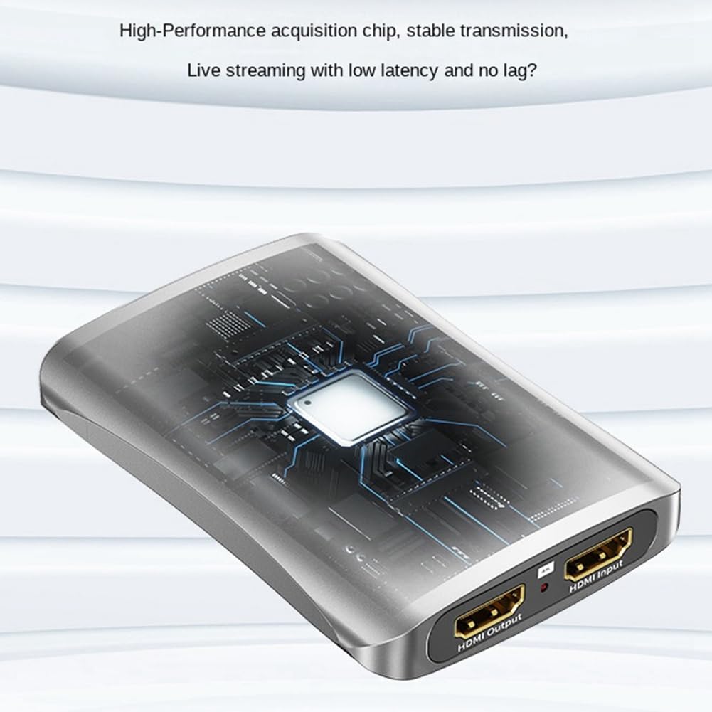 Tarjeta de Captura de Video 1080P 4K Compatible con USB 3.01080P 60FPS Tarjeta de Captura de Video HD Tarjeta de Captura de GrabacióN en