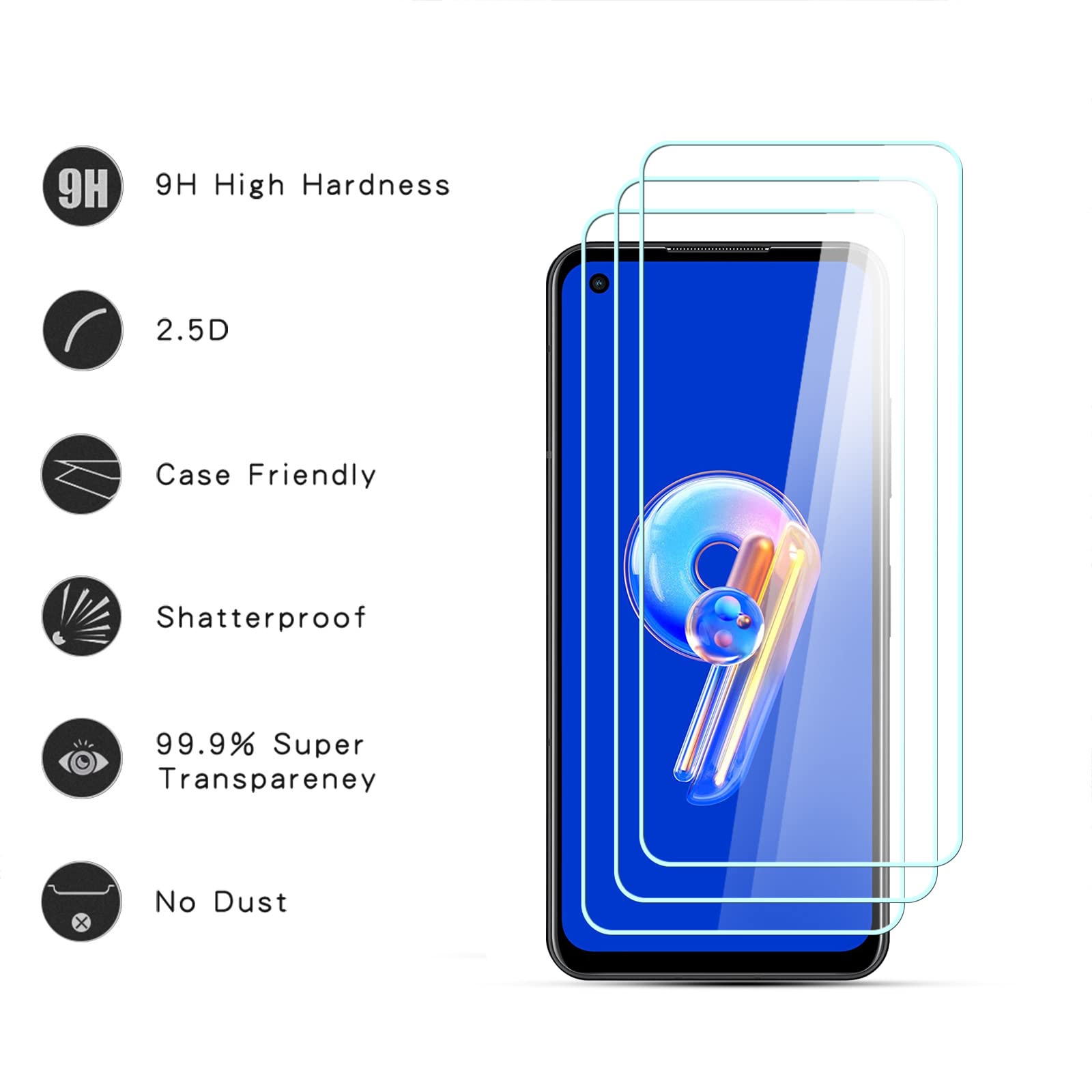 Gemma Catrame Testo Asus Zenfone 2 Laser Vetro Temperato Amazon Compagno Mondo Z - Foto 4