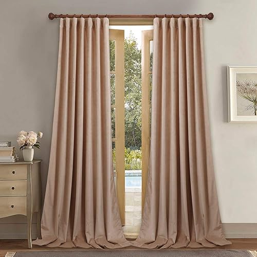 Back Tab Gold Curtains Amazon Com