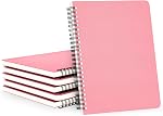 EUSOAR Spiral Carnet de notes du Collège, A5 6packs 5,5x8,3" 120 Pages en ligne Voyage rédaction Notebooks Journal, Memo Notepad Sketchbook, Bureau Affaires Sujet Journal Règle Spirale Livre Journal-Noir