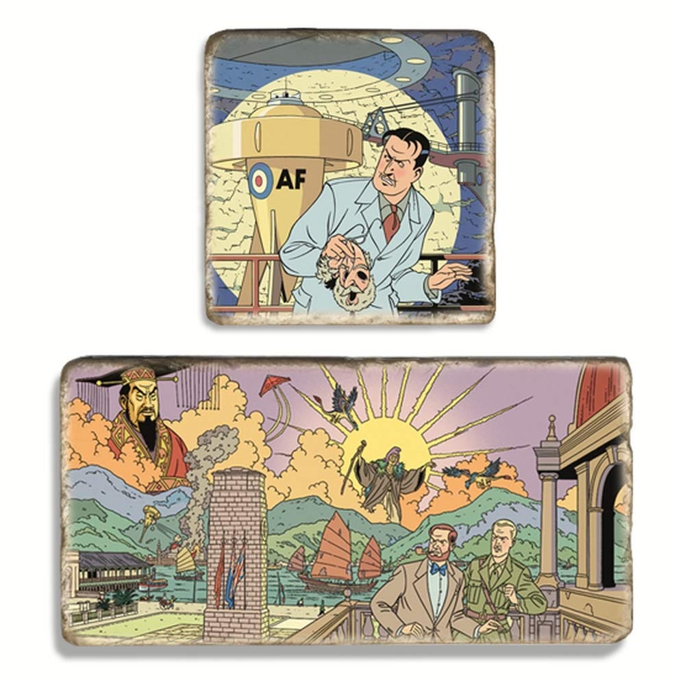 Akimoff Collections Marbles Signs Duo Blake and Mortimer Valley of The Immortals T2 (Olrik)