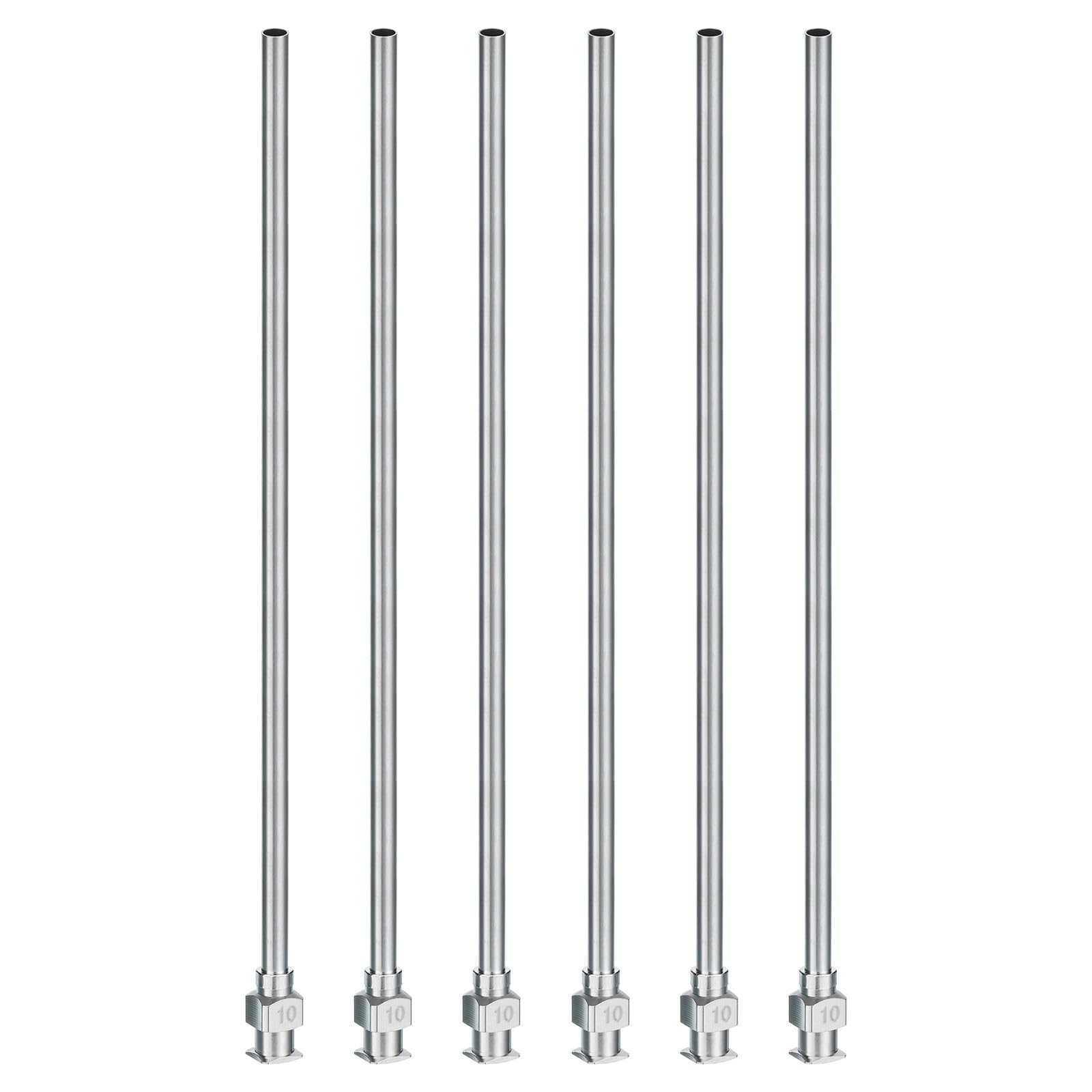 Aiguille de distribution 10G en acier inoxydable PATIKIL pour transfert de fluides (6 Pcs)