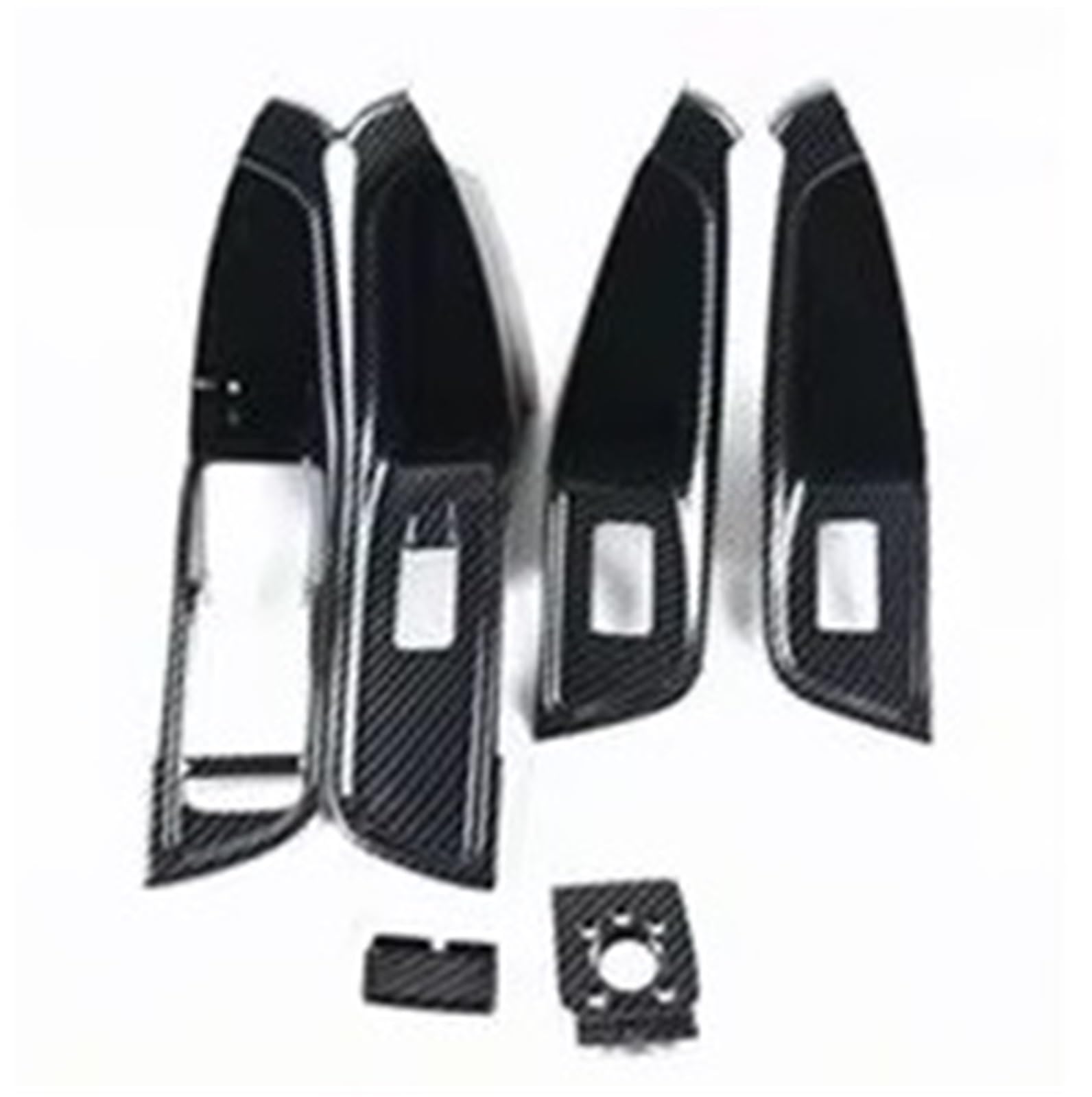 Trim Sticker Accessories for A3 for 8V for S3 Carbon Fiber Car Door Decoration Cover Trim Auto Interior Accessories Car Interior Decoration(E LHD)