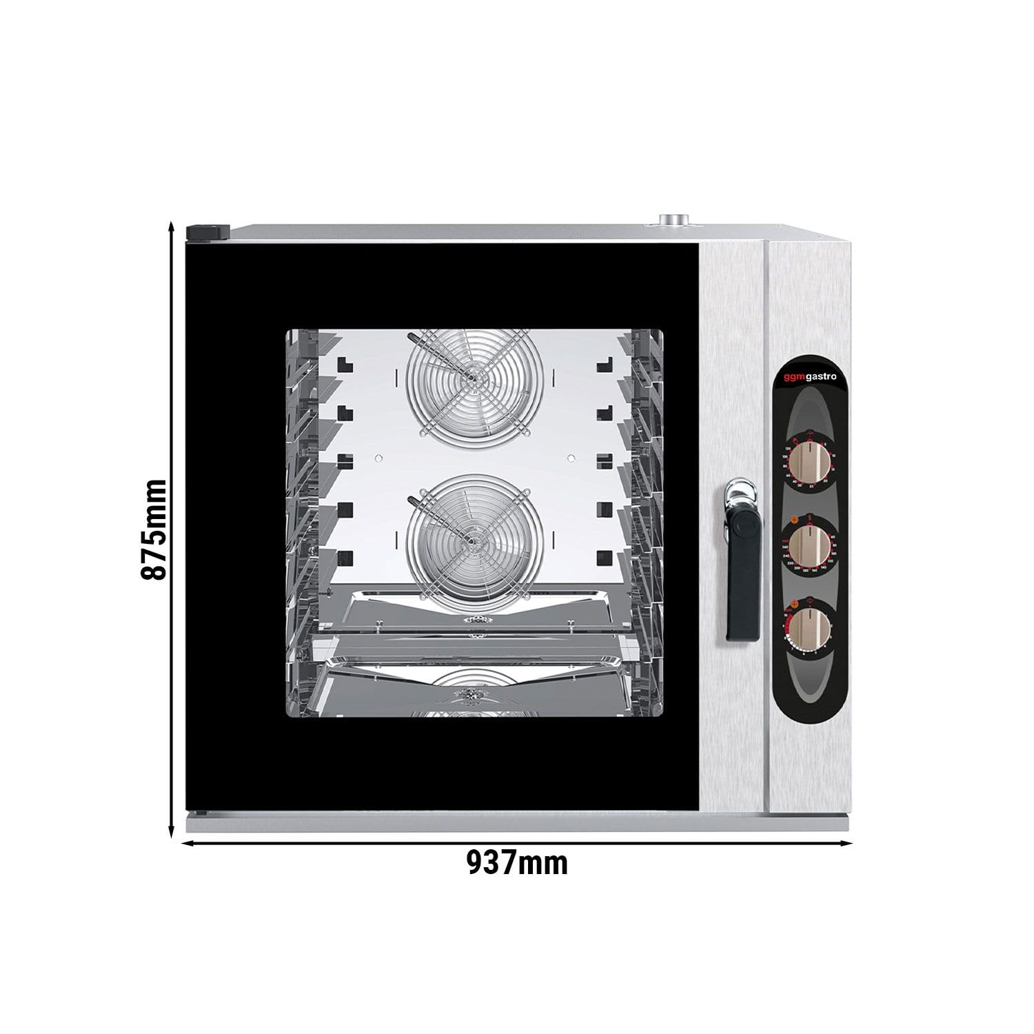 GGM Gastro | BKDV865-2SM#HGNV7N | Kombidämpfer - Manuell - 7x GN 1/1