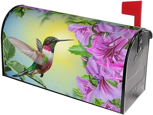 Miniatura 10 de Abucaky Cubierta magnética impermeable para buzón de playa con palma, decoración de buzón de 21 x 18 pulgadas