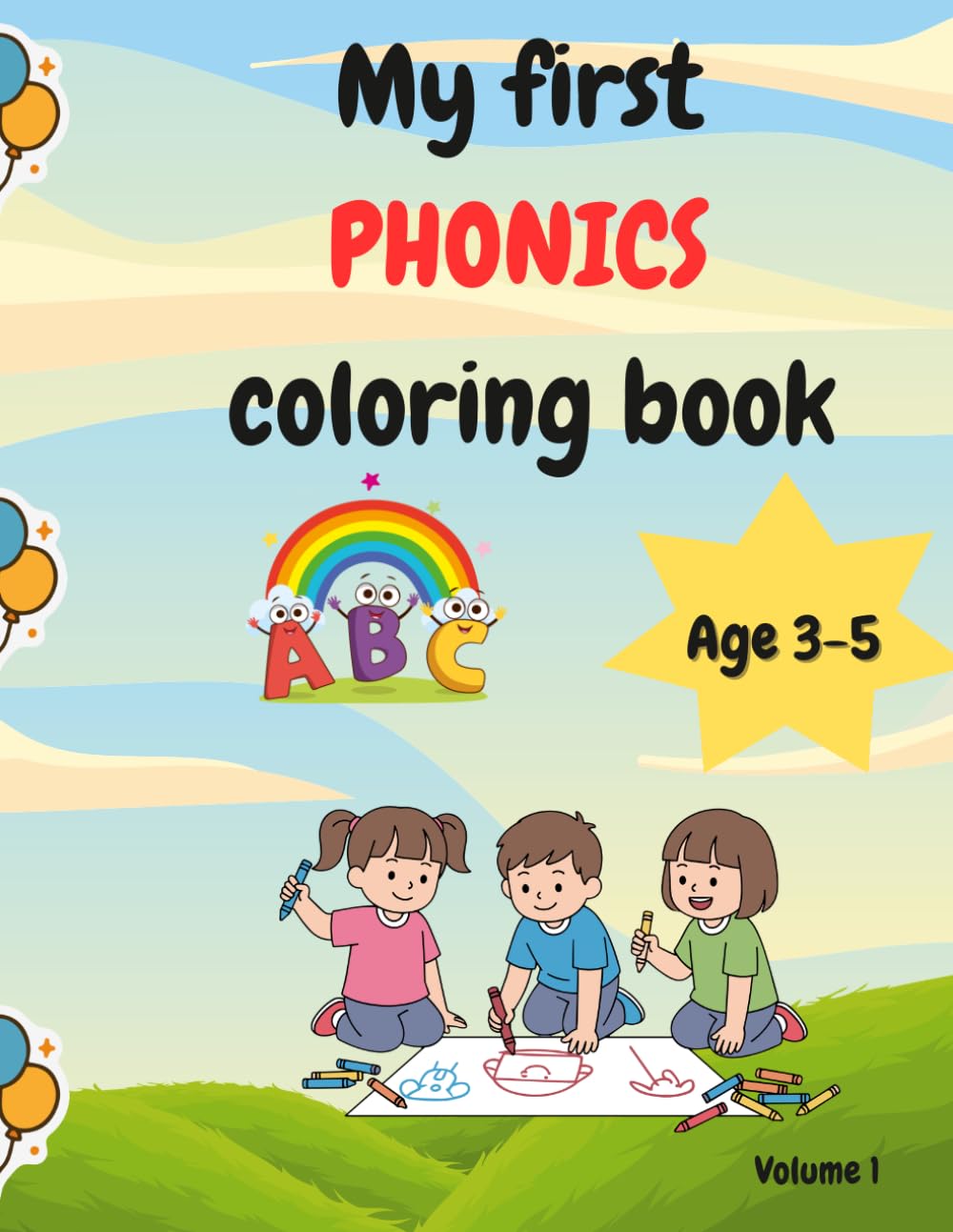 My first PHONICS coloring book