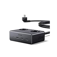 UGREEN Ciabatta Multipresa Tipo C 6 in 1 con USB C 20W Carica Rapida