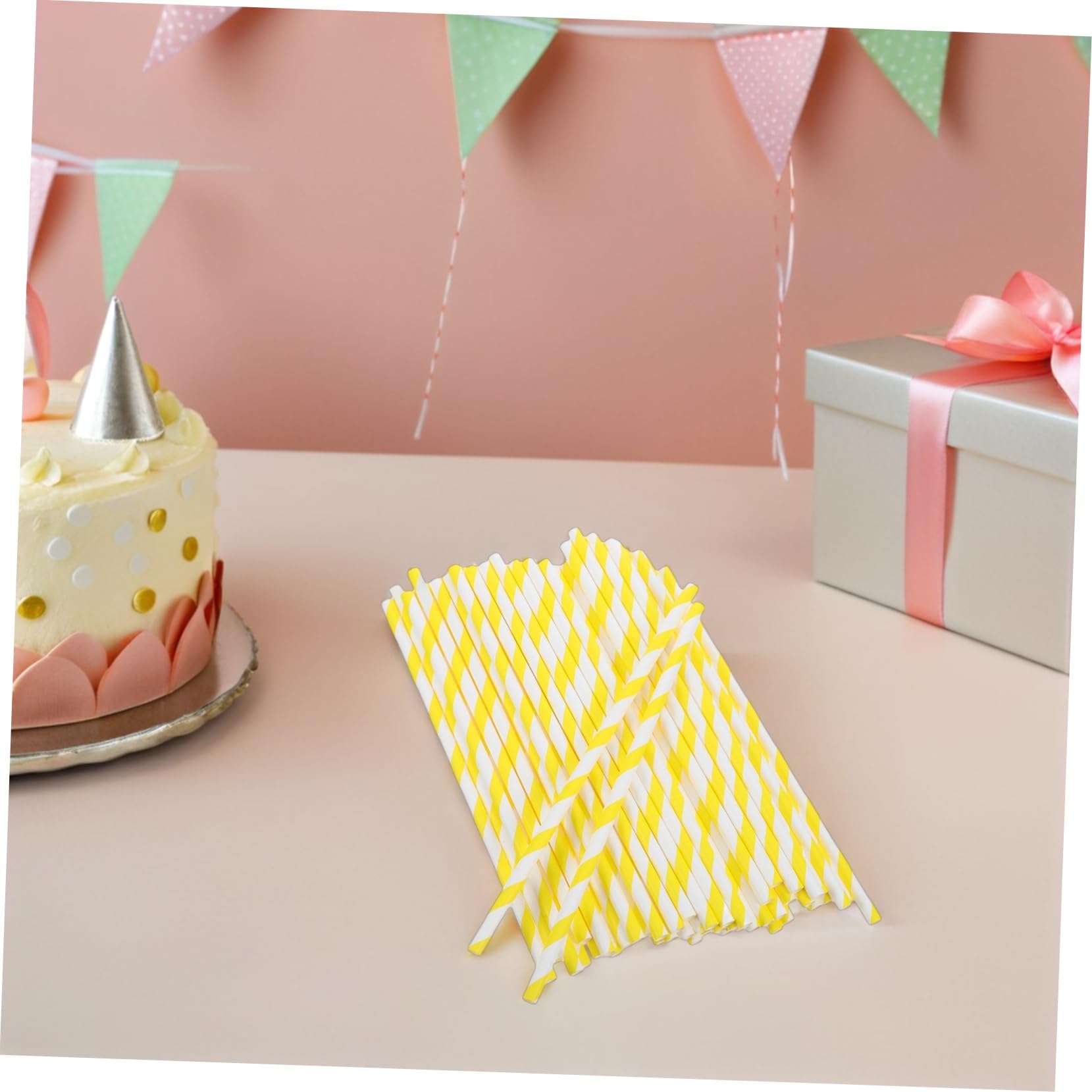 150piezas Palitos de Papel para Conos de Algodón de Azúcar Palitos de Piruleta para Hacer Dulces de Algodón de Azúcar Fiestas y Eventos