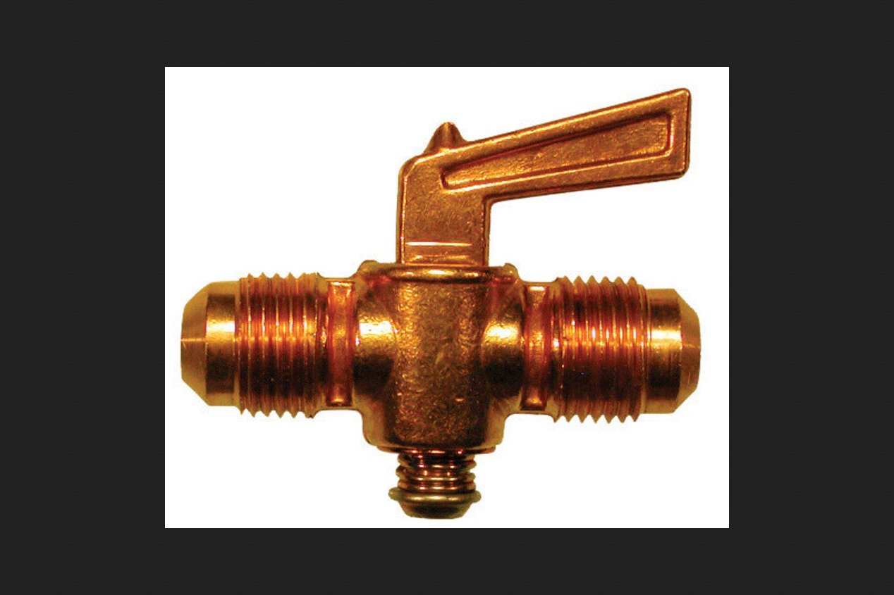 JMF Flare Brass Ground Plug Valve