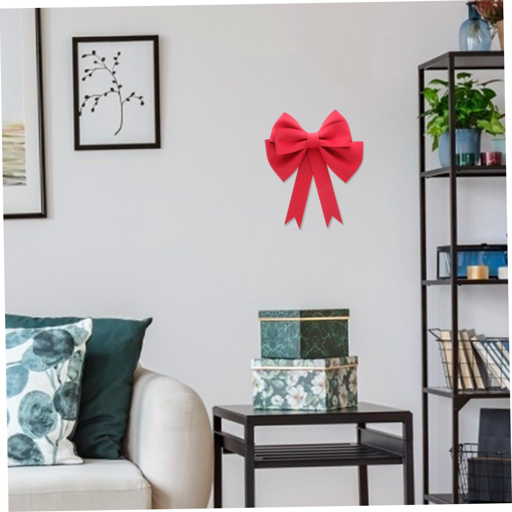 Zerodeko 8stücke Große Hochzeits-Schleifen-Dekoration Für Weihnachten Und Feierlichkeiten Für Und Türschmuck Weinrot Handgefertigt Und Vielseitig Einsetzbar