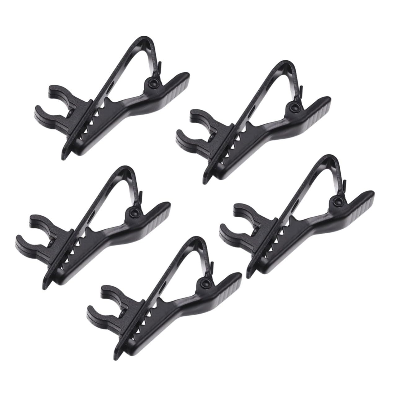 BESPORTBLE 10Pcs Lapel Mic Clip High Sensitivity Iron Clips for Voice Recording Video Conferencing Online Karaoke and Lectures Compact and Easy to Use