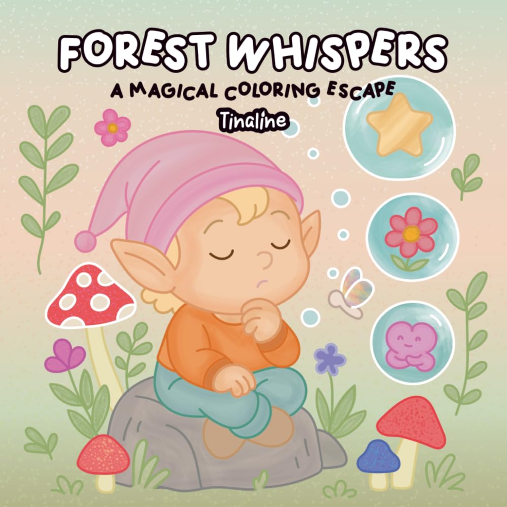 Forest Whispers: A Magical Coloring Escape