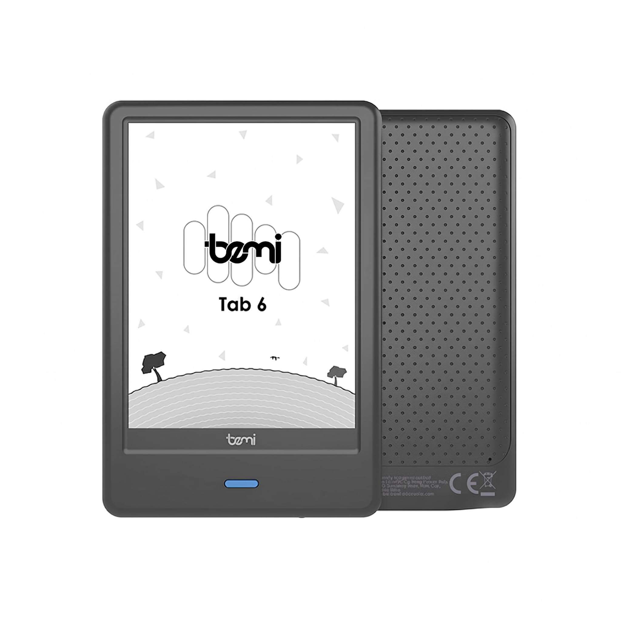 Bemi Cognita Tab 6 Lettore E-book 6 pollici E Ink Carta, 32 GB, Android, Google Play, Smart LED, Wi-Fi, Bluetooth, PDF Reflow, TTS, nero