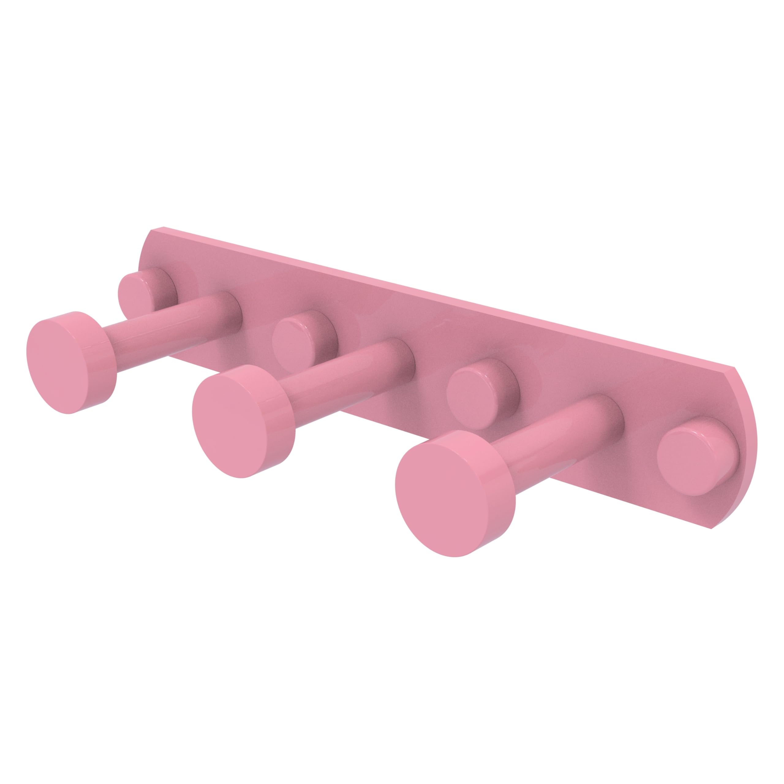 FR-20-3-PNK Fresno Collection 3 Position Multi Hook, Pink