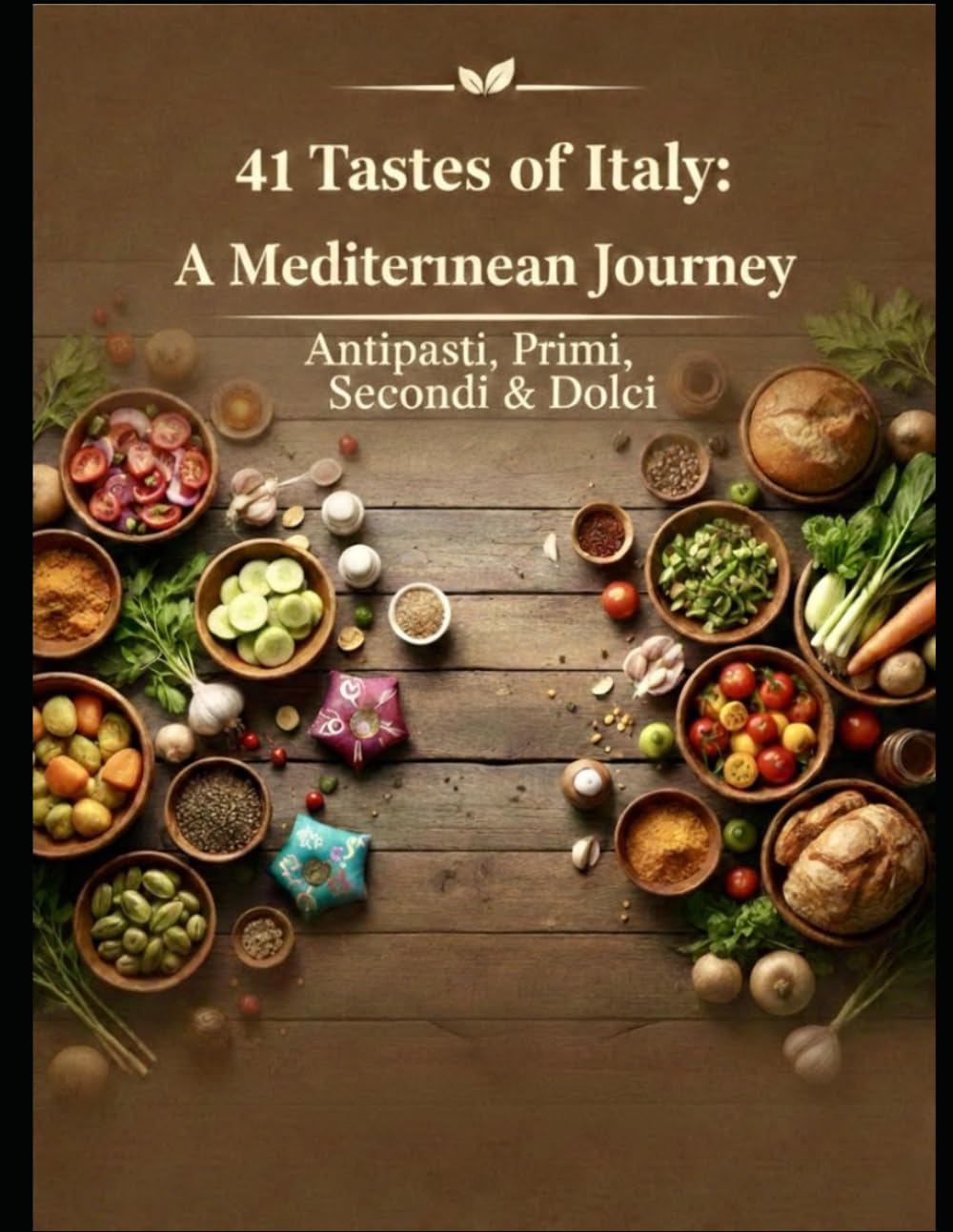 41 Tastes of Italy: A Mediterranean Journey: Antipasti,Primi, Secondi & Dolci