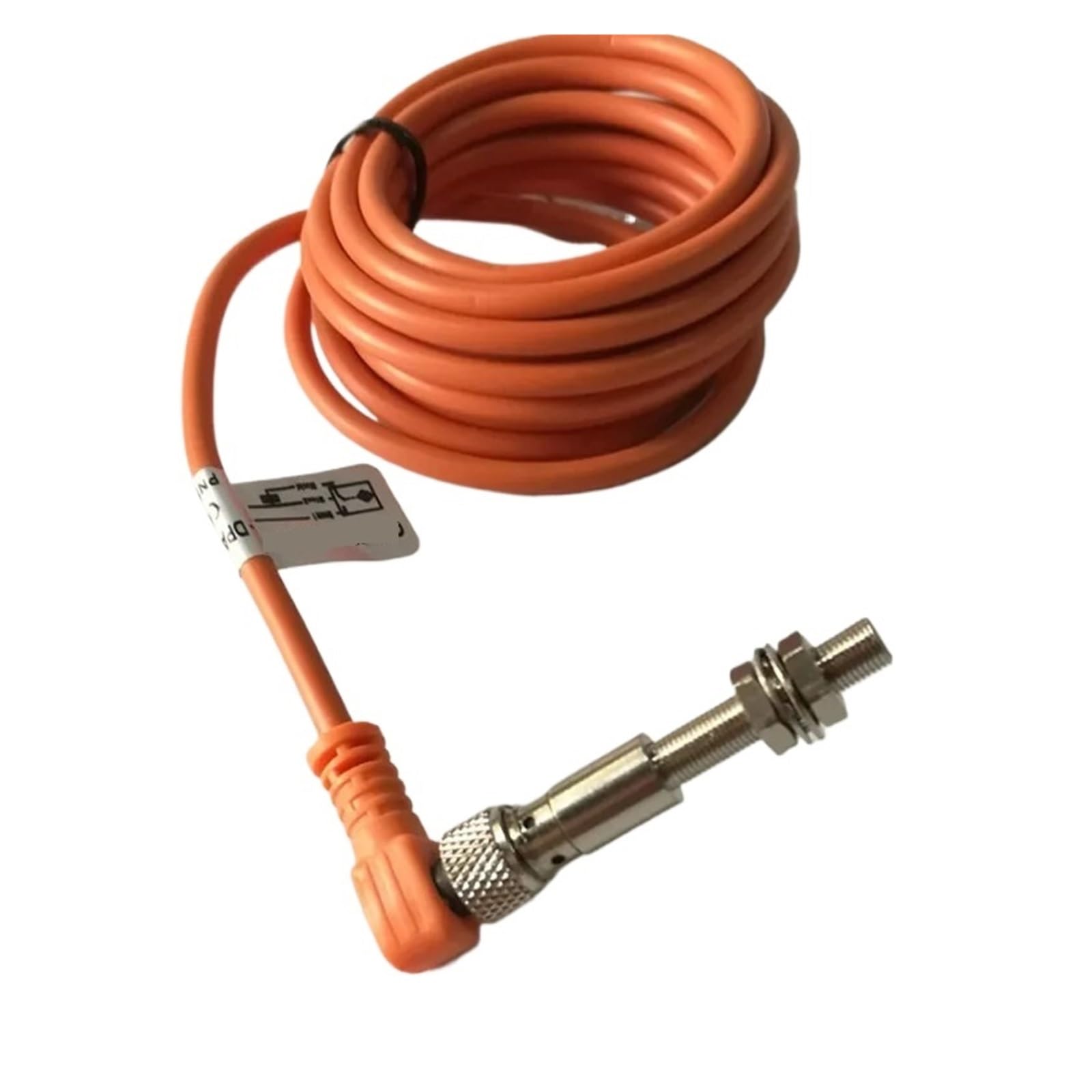 MXXDMOPD Inductive Proximity Sensor M5 PNP NPN Flush Mount Sensor with M8 Sensor Connector Proximity Switch(PNP NO)