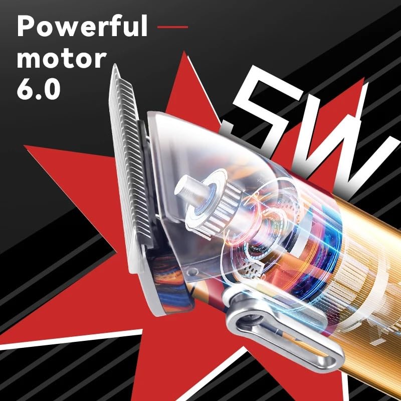 Illustration of the powerful motor inside the T9 Hair Trimmer