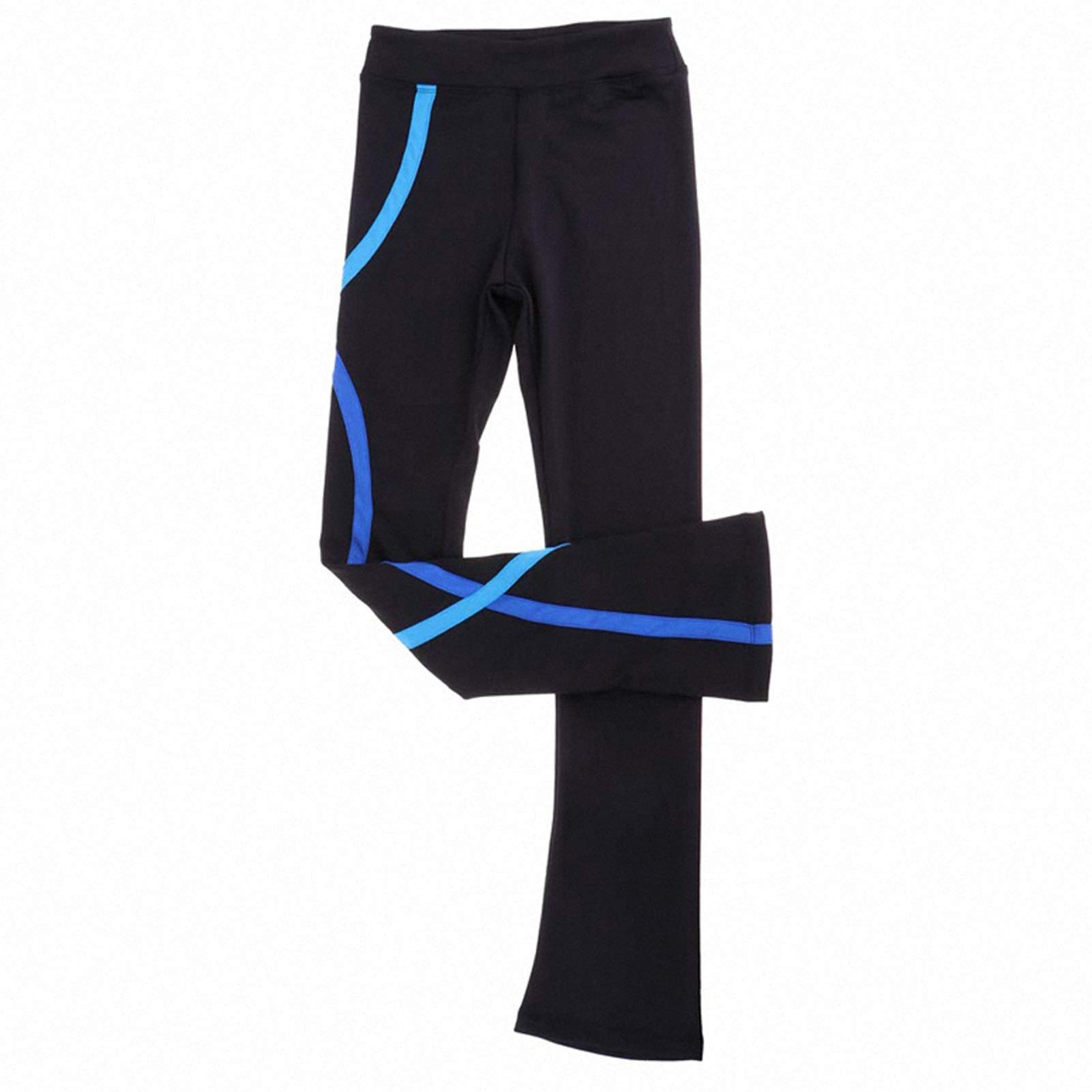 Pantalones de Patinaje Artístico Pantalones De Patinaje Artístico For Niños Al Aire Libre, Mallas De Alta Elasticidad, Competición De Entrenamiento, Mallas De Patinaje Cálidas A Prueba De Viento (Col