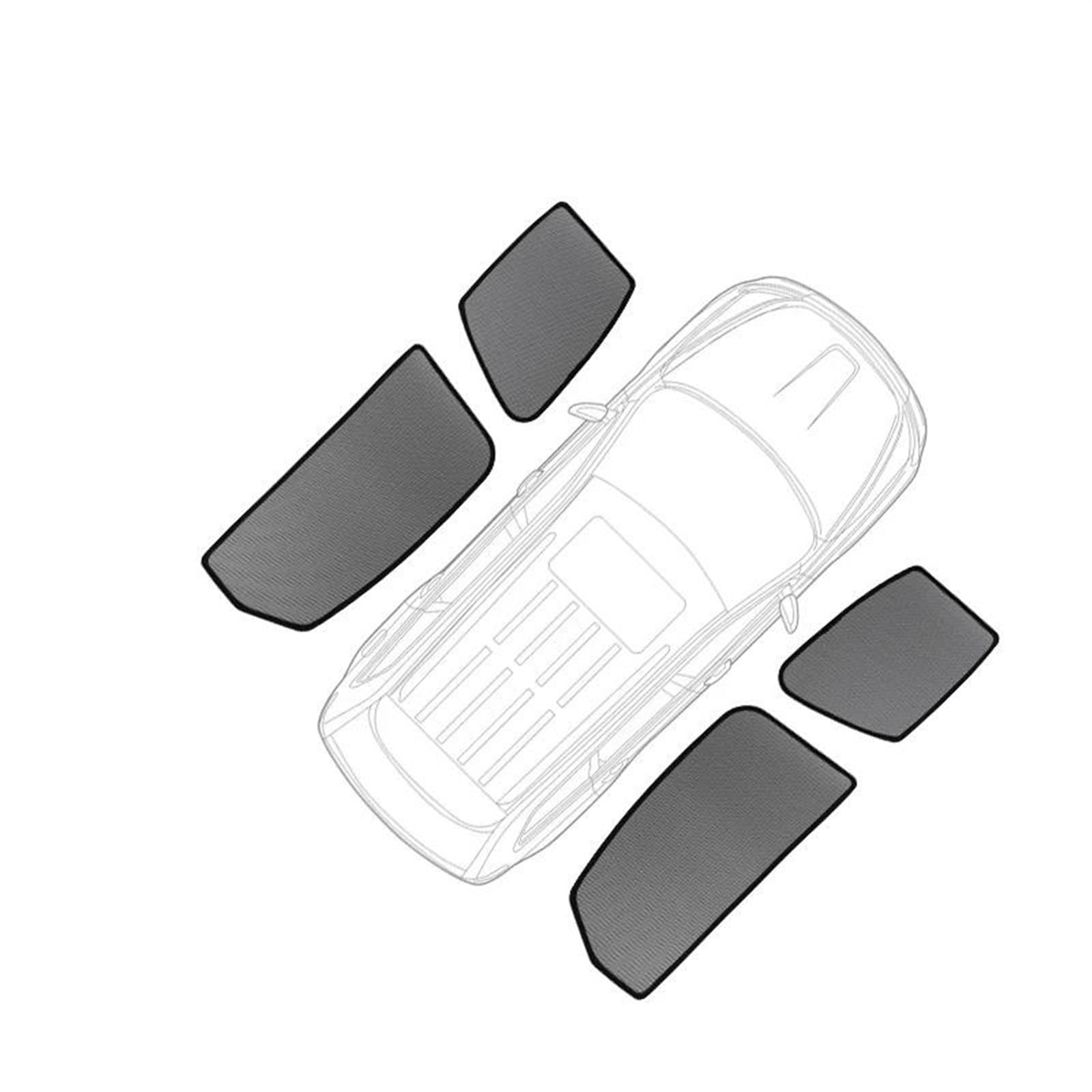 Parasol Coche para Mercedes para Benz Clase A para W176 2012-2018 180 200 Parasol Ventana Coche Cortina Parasol Visera Protectora Niños Coche Parasol(4PCS Side)