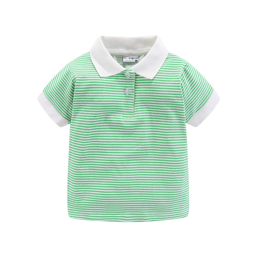 Mud Kingdom Boys Polo Shirt Short Sleeve School Uniform Pique Polo Summer