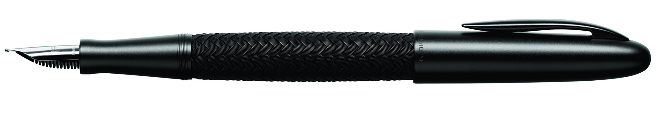 Porsche Design Tec Flex Black Fountain Pen, B Tip (920918)