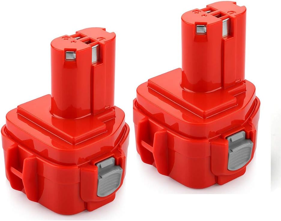 VANON 12V 4.8Ah Ni-MH Battery Replacement for Makita PA12 1222 1220 1235 1233 1234 1235B 1235F 192696-2 192698-8 192698-A 193138-9 193157-5 4013D 2Pack