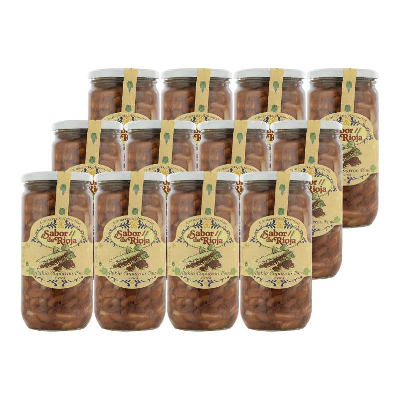 Alubias Rojas Cocidas Sabor De Rioja 660 g. (Pack 12 botes x 660 g.)