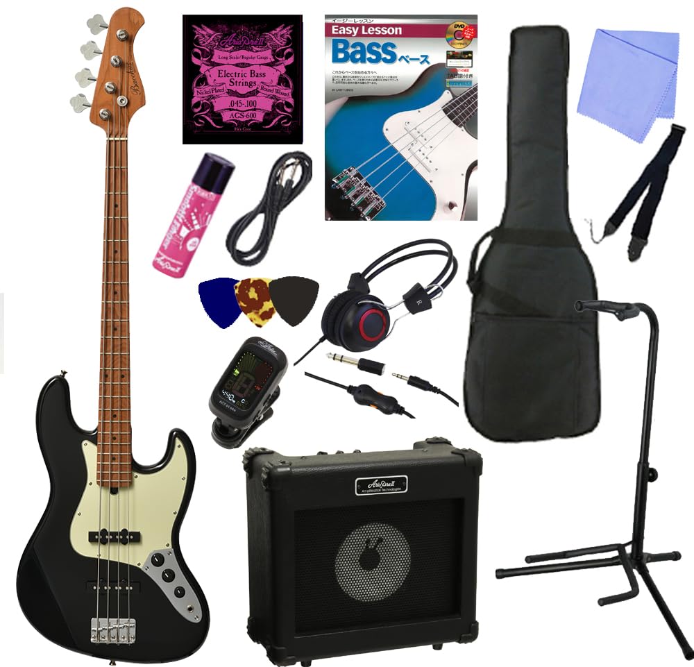 Amazon | バッカス・エレキベース入門13点セット｜Bacchus/BJB-1